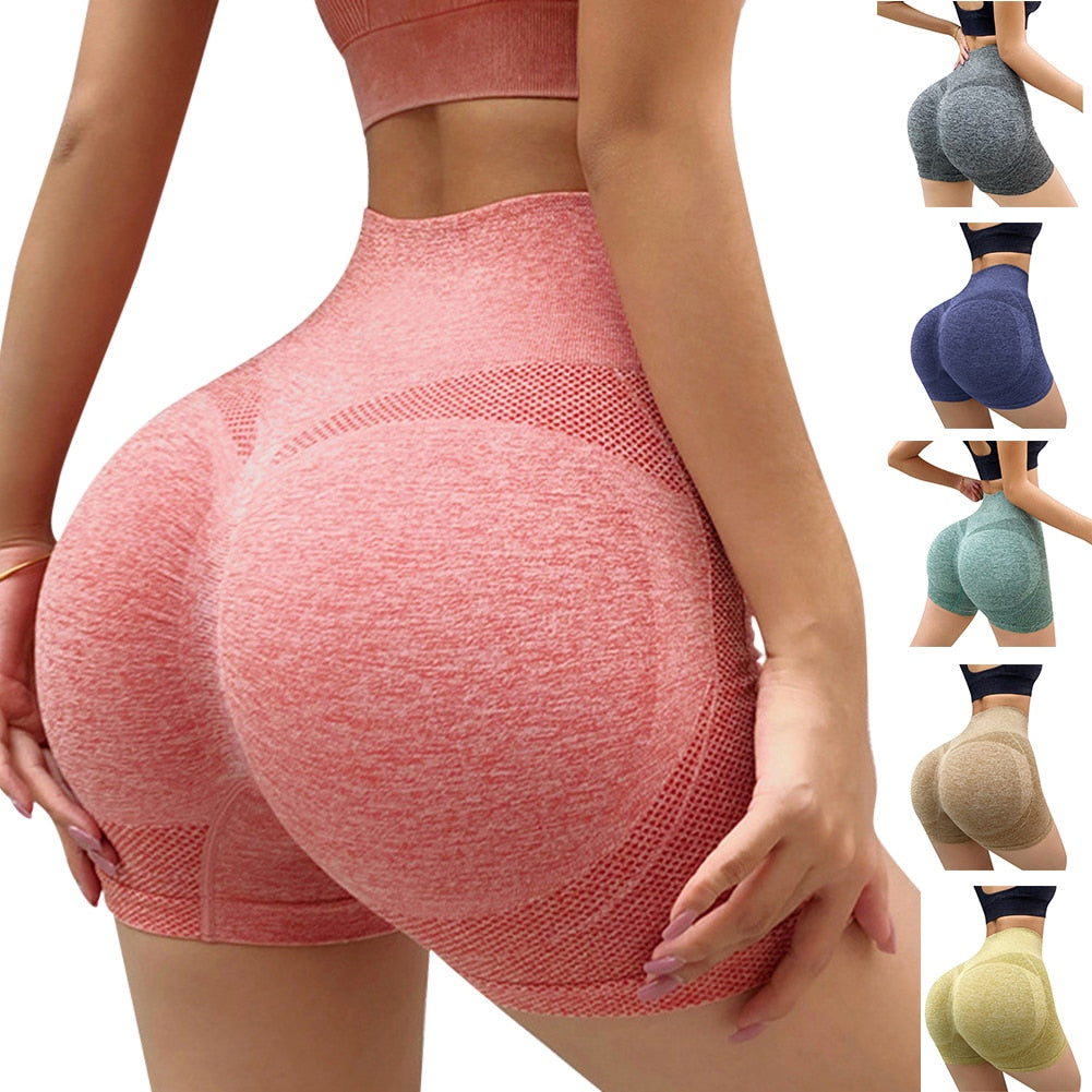 Stride High Waist Shorts In Green
